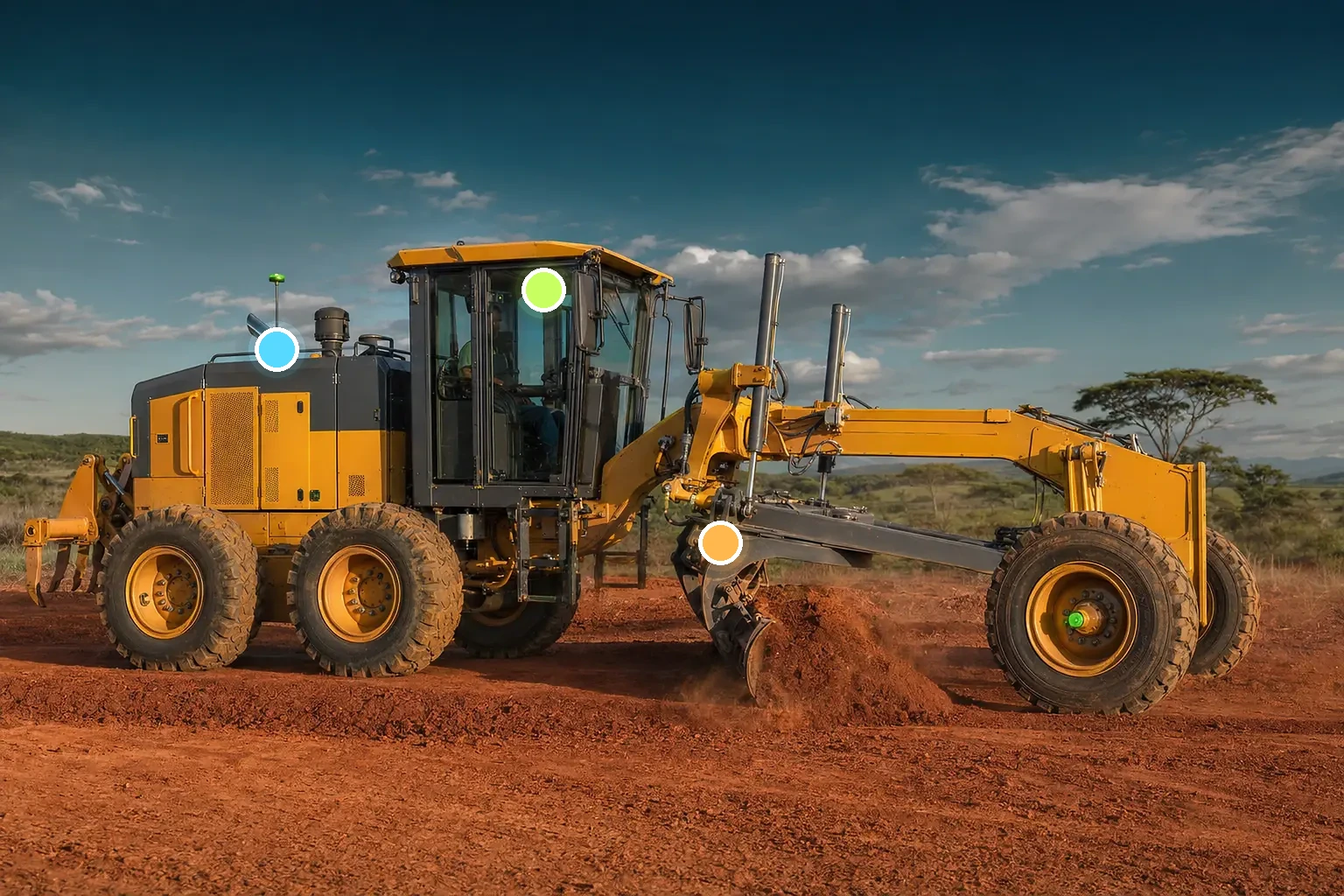 Mobile solution image with device markers matching the legend